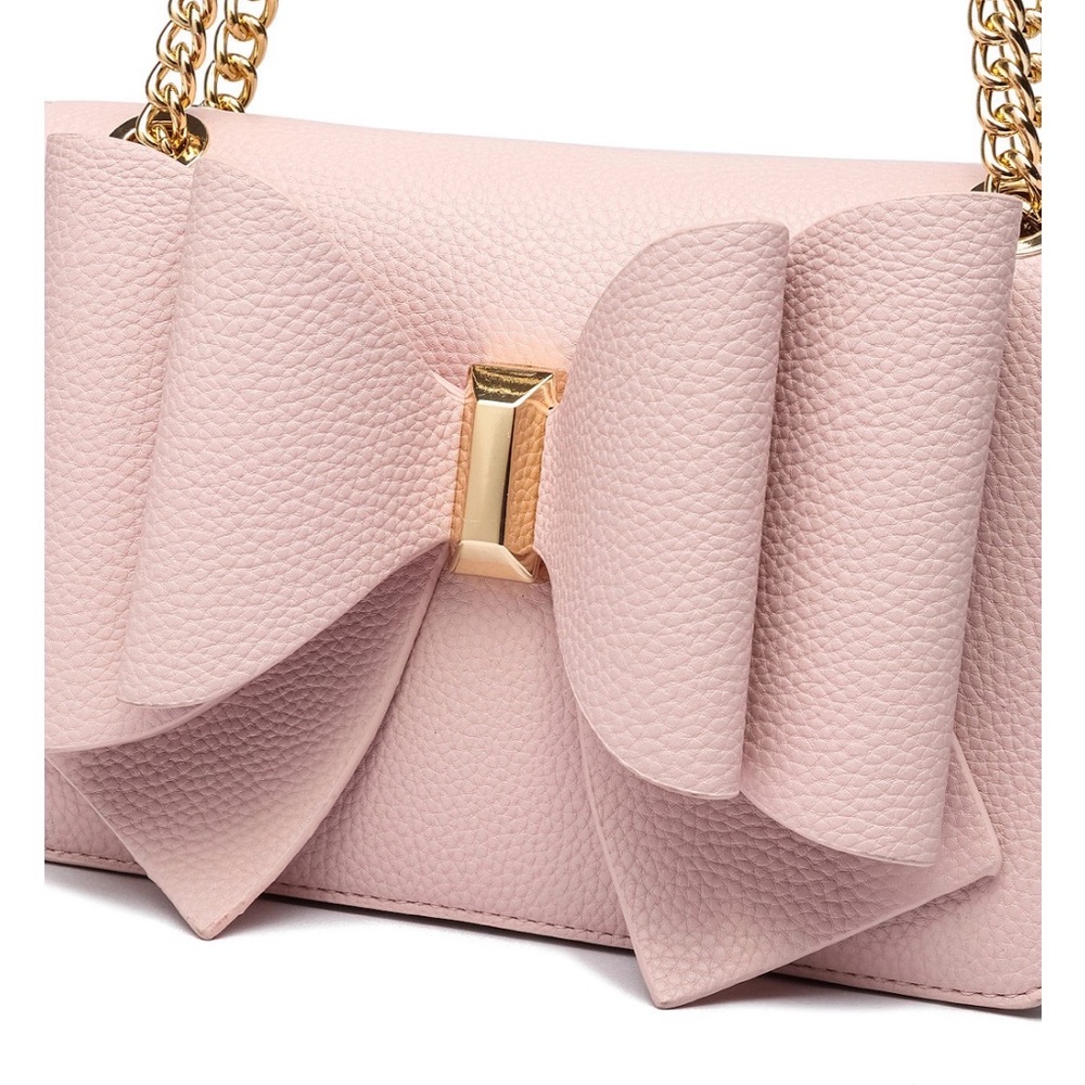 Pink Bow Chain Crossbody Bag by - Picture 4 of 4